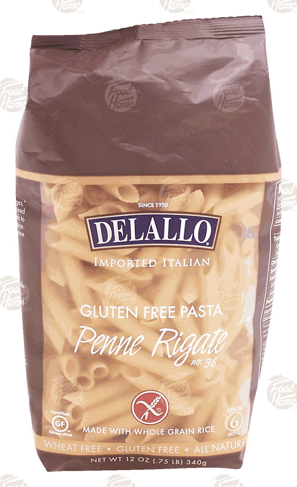 Delallo  penne rigate no. 36 gluten free pasta Full-Size Picture